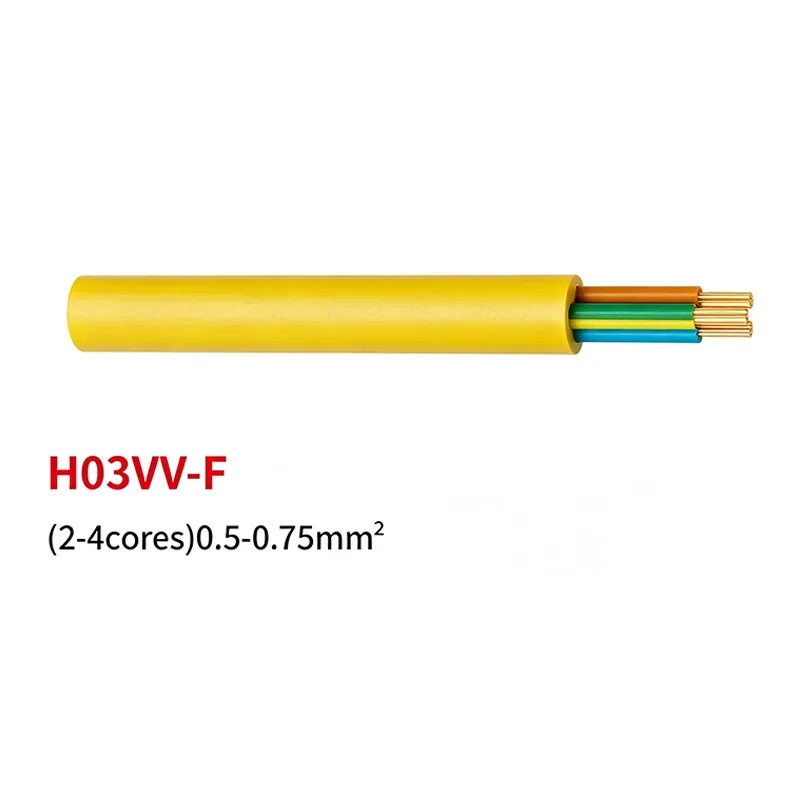 EU-standard PVC-isolerede fleksible kabler